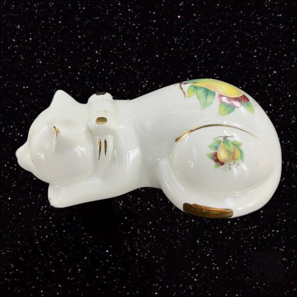 Formalities Baum Bros Ceramic Porcelain Resting Sleeping Painted Cat Figurine - Picture 6 of 10